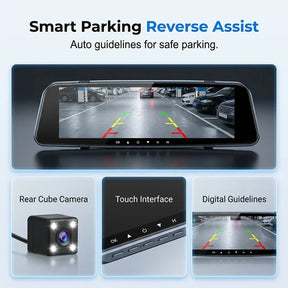 DriveGuard – Dual Lens Rearview Mirror Dash Cam