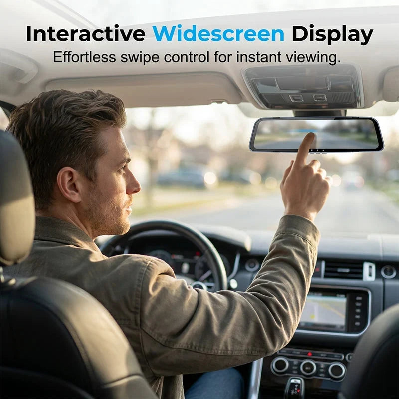 DriveGuard – Dual Lens Rearview Mirror Dash Cam