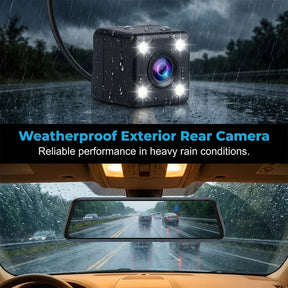 DriveGuard – Dual Lens Rearview Mirror Dash Cam