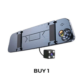 DriveGuard – Dual Lens Rearview Mirror Dash Cam