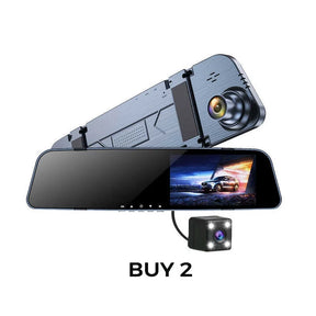 DriveGuard – Dual Lens Rearview Mirror Dash Cam