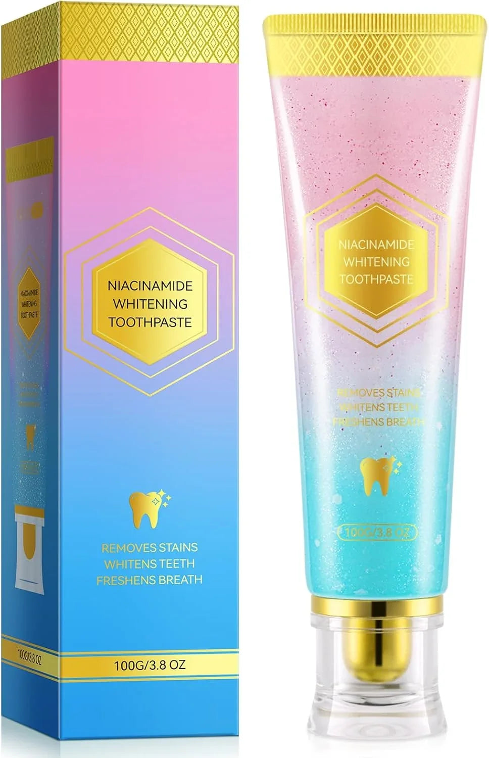 Niacinamide Whitening Toothpaste – Stain Removal & Fresh Breath