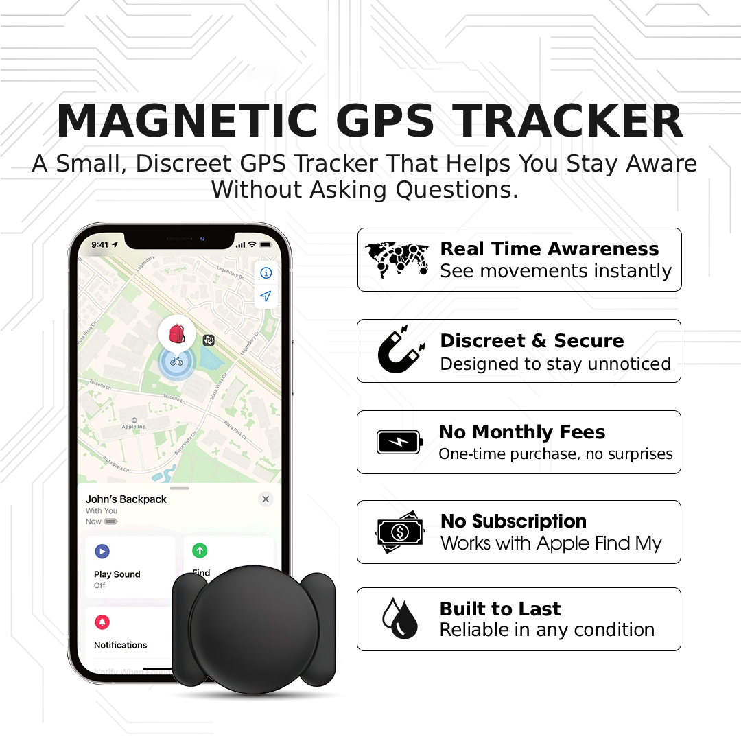 TrackMate – Mini Magnetic GPS Tracking Device