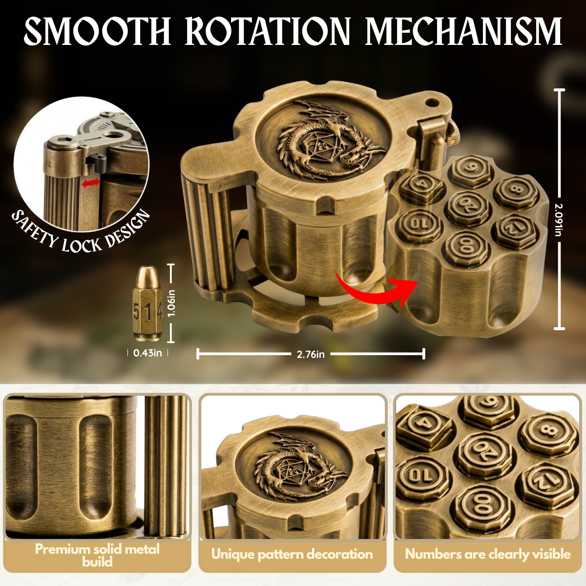 SteelCrit – Precision Balanced Metal Dice