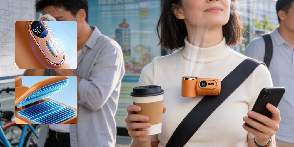 ClipBreeze – Ultra-Light Personal Cooling Fan