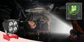 BrightGuard – Heavy-Duty LED Work Light Protecting Your Battery