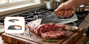 BladeForge – Hand Forged Chef & Cleaver Set