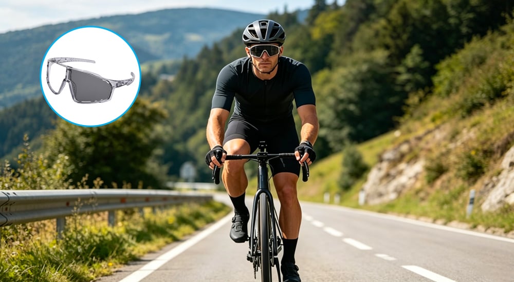 OptiShield – Photochromic Cycling & Hiking Sunglasses