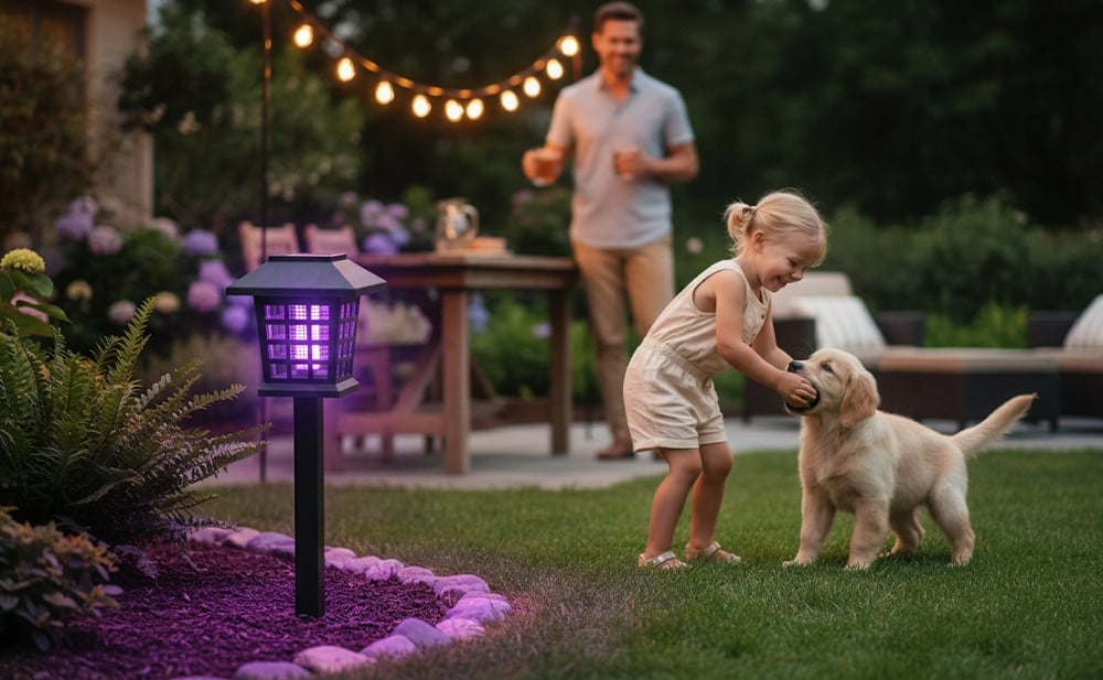 FlameGuard Solar – Mosquito Zapper Torch