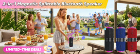 SoundSnap - 2-in-1 Magnetic Splittable Bluetooth Speaker