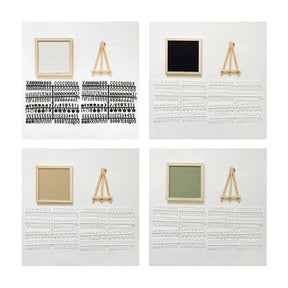 LetterLuxe – Premium Wooden Felt Letter Board