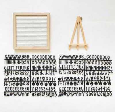 LetterLuxe – Premium Wooden Felt Letter Board