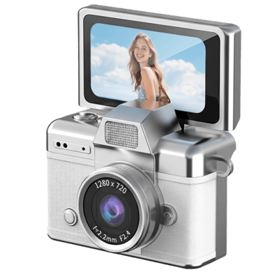 SnapVault – Mini Flip Screen Retro Camera