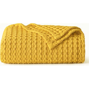 CloudWeave – Breathable Luxury Waffle Blanket
