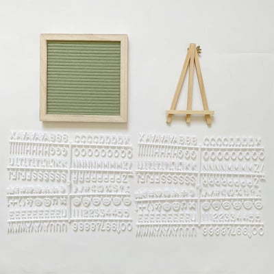 LetterLuxe – Premium Wooden Felt Letter Board