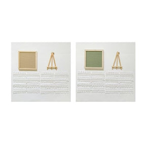 LetterLuxe – Premium Wooden Felt Letter Board