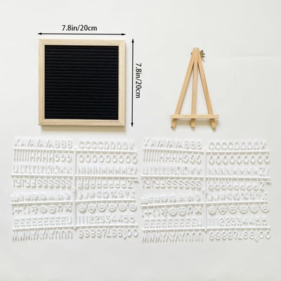 LetterLuxe – Premium Wooden Felt Letter Board