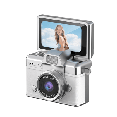 SnapVault – Mini Flip Screen Retro Camera