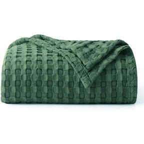 CloudWeave – Breathable Luxury Waffle Blanket