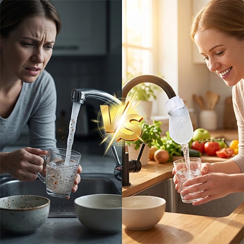 AquaShield – Tap Water Purification Filter Cotton