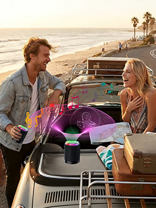 TwinBeat – Portable Dual-Unit Bluetooth Speaker