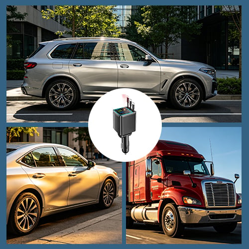 ChargeFlow Pro | 7-in-1 Retractable Car Power Hub