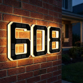 LumiSign – Solar Outdoor Address Number Light