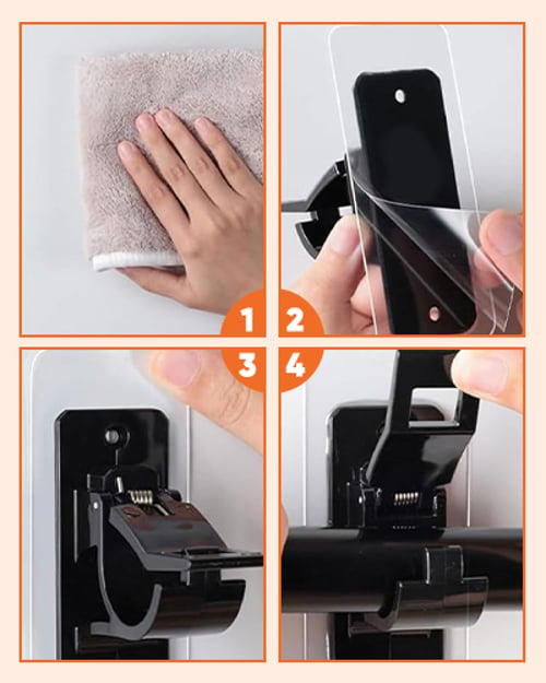 StickHold – No Drill Curtain Rod Brackets