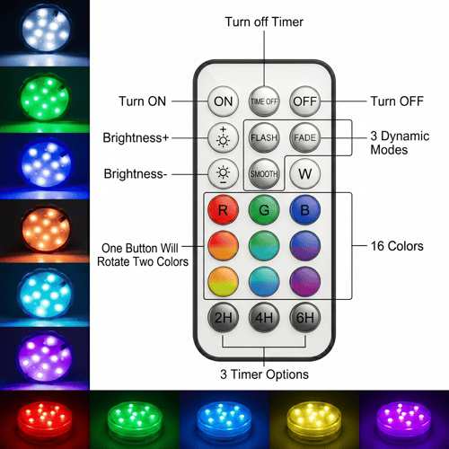 RadiantRipple – Waterproof Decorative LEDs