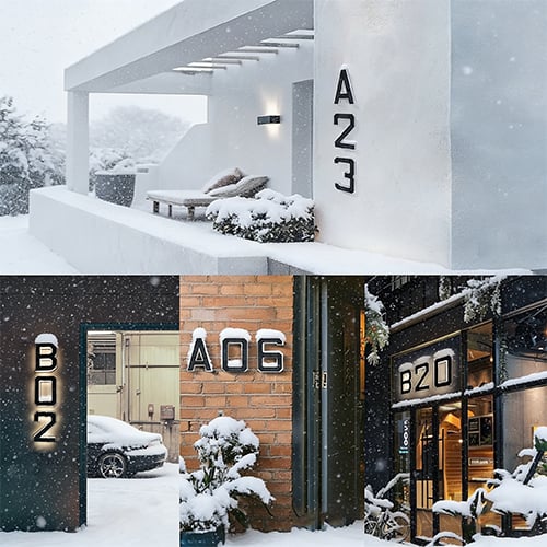 LumiSign – Solar Outdoor Address Number Light
