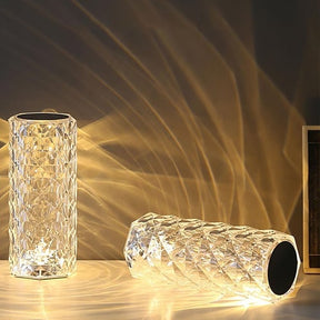 AuraShine – Multi Color Rose Crystal Diamond Lamp