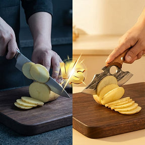 BladeForge – Hand Forged Chef & Cleaver Set