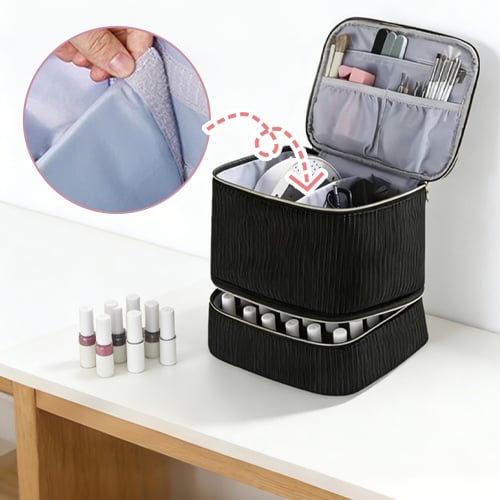 BeautyVault – Double Layer Nail Supplies Bag