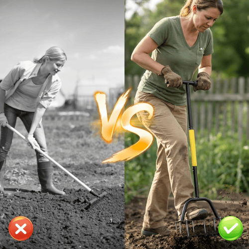 GrassLift – Spring-Loaded Manual Aerator Tool