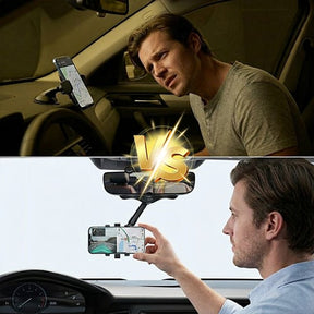 DriveView – 360° Rearview Mirror Phone Holder