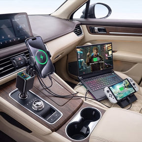 ChargeFlow Pro | 7-in-1 Retractable Car Power Hub