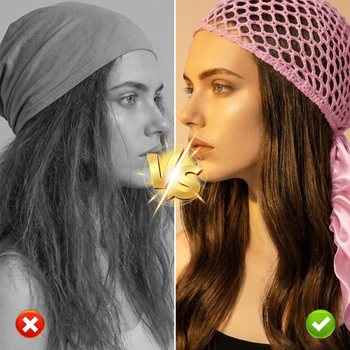 FrizzFree – Mesh Sleep Hair Cap