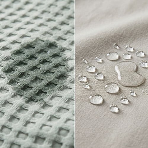 CloudWeave – Breathable Luxury Waffle Blanket
