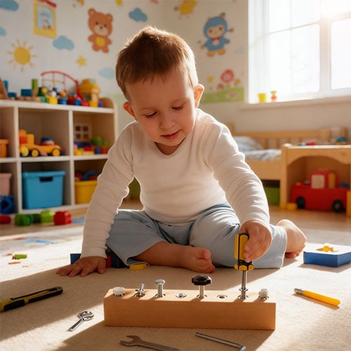 TinyBuilder – Kids Learning Tool Board