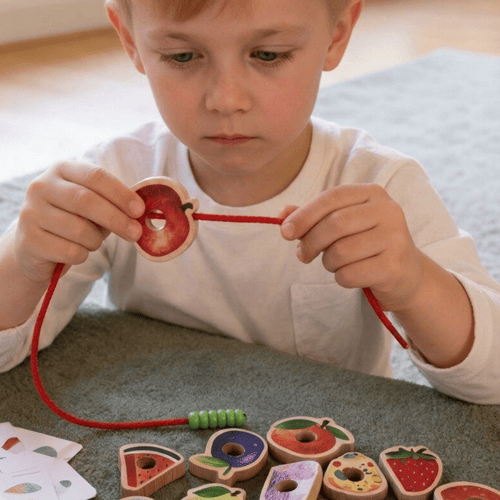 PlayCrawl – Interactive Caterpillar Threading Game
