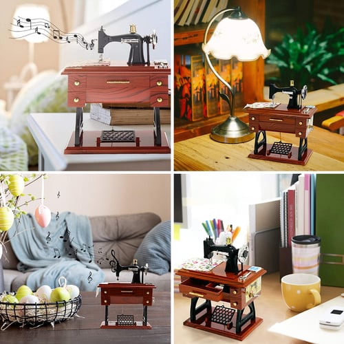 MemoirBox – Retro Sewing Machine Music Box
