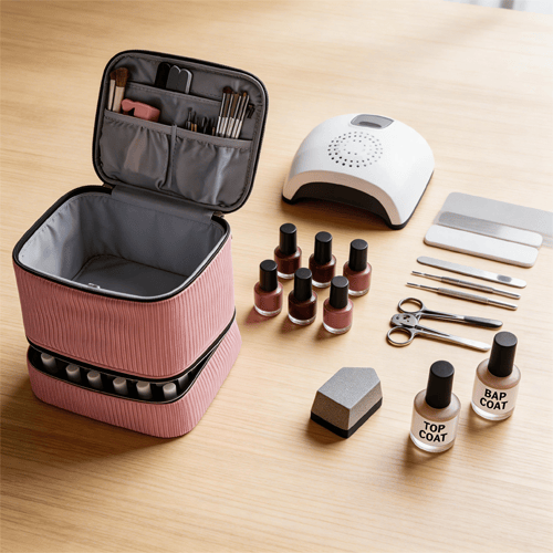 BeautyVault – Double Layer Nail Supplies Bag
