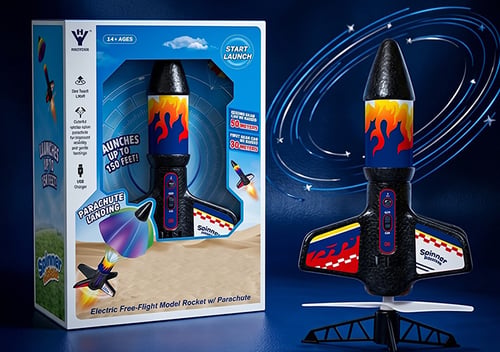 AirWhirl Pro – Electric Spinner Rocket Toy