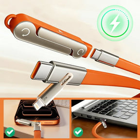 Power360 – Ultra-Fast Cable with Adjustable Phone Holder