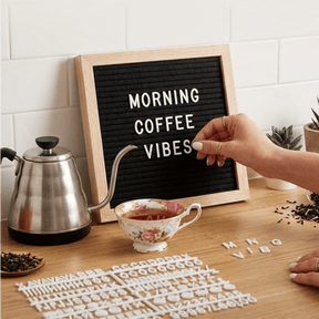 LetterLuxe – Premium Wooden Felt Letter Board