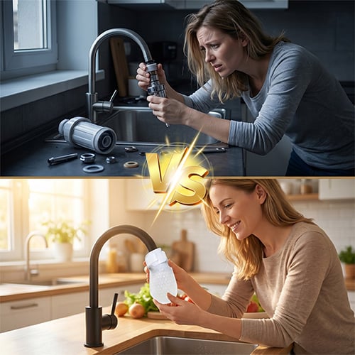 AquaShield – Tap Water Purification Filter Cotton