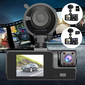 DriveVision | 1080P Dual-Lens WiFi Dashcam Recorder