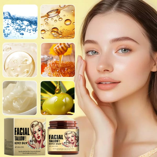 PureGlow – Facial Tallow & Honey Balm