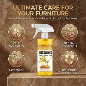 WoodAura – Natural Beeswax Floor Shine Spray