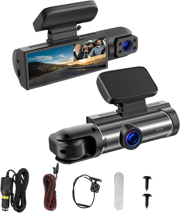 DriveScope – 4 Lens 360° Car Dash Camera System